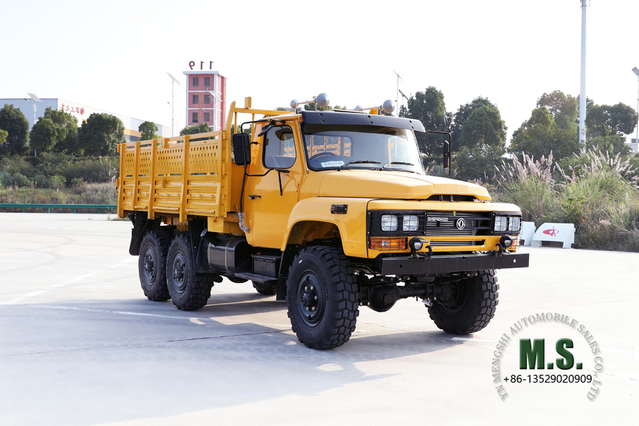 170hp Dongfeng Six Wheel Drive Off-road Truck_6*6 EQ2082 Single Row Pointed Head Diesel Vehicle _Export Special Purpose Vehicle