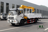 SQ10SK3Q 10T Four-section Boom Truck-mounted Crane _210 hp Straight Arm Crane Truck-mounted Crane Truck_Dongfeng Export Special Purpose Vehicle Modification Manufacturer