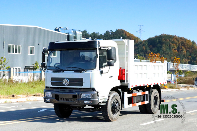 210hp Dongfeng 4*2 Dump Truck_Flathead Row Half Site Mining Tipper Truck _Self-discharging Truck with 10T capacity