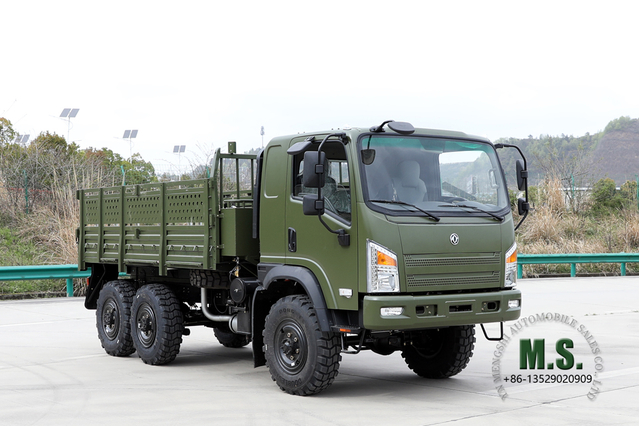 6×6 Off-road Truck Manufacturers_Dongfeng Six-wheel Drive Flathead "Bobcat" 6WD Small Truck Configuration_"Bobcat" Special Truck Sales and Exports