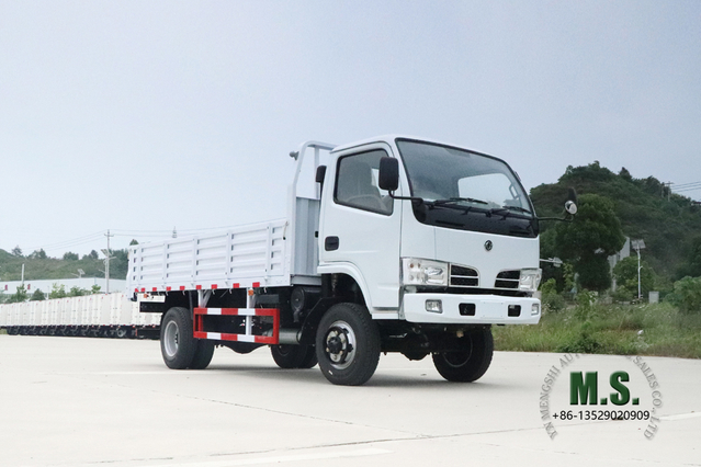 4*4 Dongfeng Off-road Truck_Right-hand Drive 90 HP 3T Single Row Small Truck Vans_Dongfeng Four Drive Export Special Light Truck