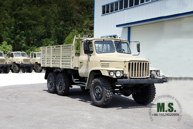 Dongfeng Six Wheel Drive Off-road Truck_EQ2082 6*6 Double Glass Single Row Pointed Diesel Vehicle _Export Special Vehicle
