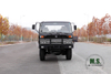 Black 6×6 Dongfeng EQ2102 Chassis_ Six Drive 153 One and a Half Row Cab Off Road Chassis_Export Special Truck Chassis