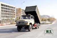 6×6 EQ2082 Dump Truck_Six-wheel Drive Dongfeng Pointed Head Single Row Tipper Truck Mine Site Mining Trucks_Export Special Purpose Vehicle