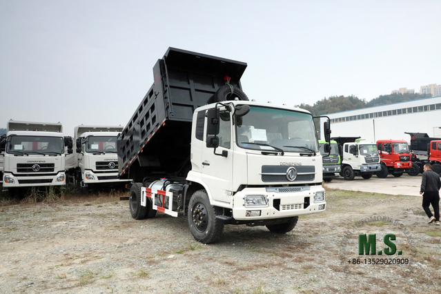 Dongfeng 4WD D912 Dump Truck Flathead One-and-a-half Four Drive Light Tipper Trucks Export Special Dump Vehicle 