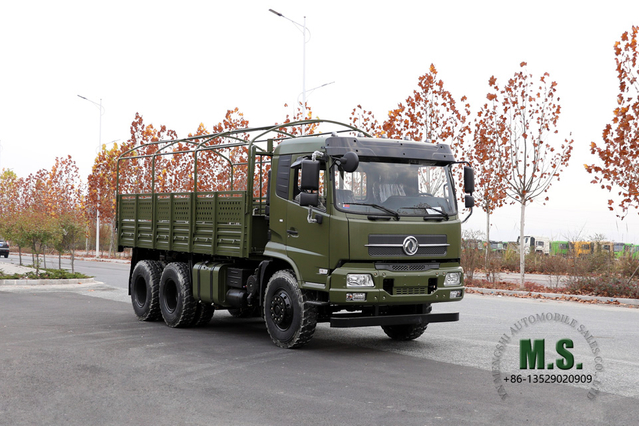 210 hp 6x4 Dongfeng Off-road Truck_Flathead Row Half Cab Transport Truck_Dongfeng Modification Manufacturer Export Special Purpose Vehicle
