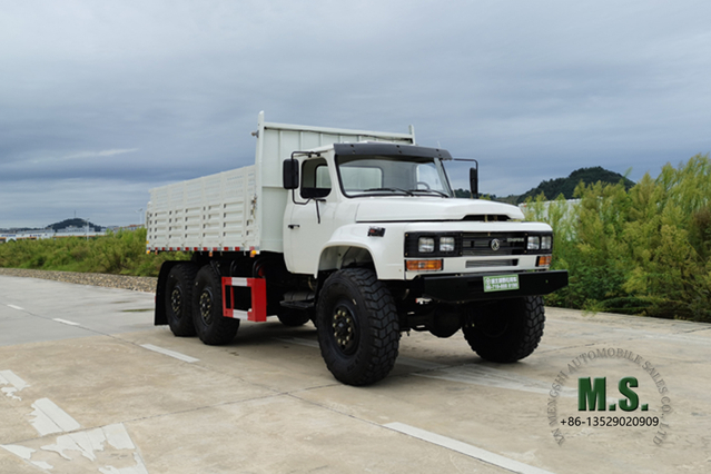 190 hp 6×6 EQ2100 Dongfeng Truck_Six-wheel Drive Single Row Double Glass Pointed Head Off Road Truck _AWD Export Special Purpose Vehicle