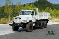 Grey-White EQ2100 Six Wheel Drive Off Road Truck Dongfeng Single Row Double Glass Pointed Head AWD Export Special Purpose Vehicle