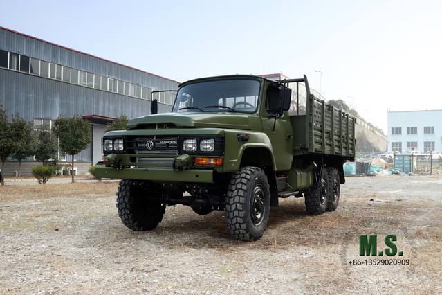 170HP Dongfeng EQ2082E6D 6WD Truck_6×6 Pointed Single Row Off-road Truck_Dongfeng Six-wheel Drive Customized Truck Export Special Purpose Vehicle