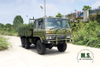 Dongfeng Six-wheel Drive Off-road Truck_6*6 EQ2102 153 Flathead Row a Half Cab Transport Truck Diesel Vehicle_Export Special Purpose Vehicle