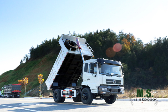 4×2 Heavy Duty Dumper Truck_210HP Flathead Semi-dumper_6.7m Hydraulic Lift Tipper Trucks Export Special Dump Vehicle