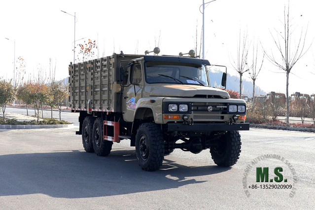 170hp 6×6 Dongfeng EQ2082 Dump Truck Tipper Truck _Six-wheel Drive Pointed Head Single Row Mine Site Mining Trucks_Export Special Purpose Vehicle