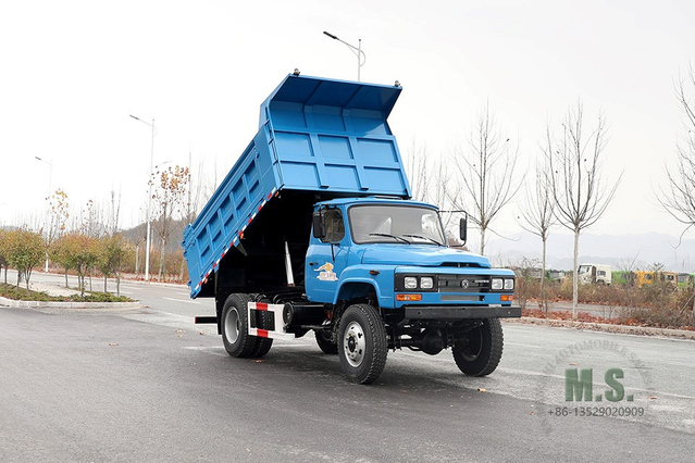 Four-wheel Drive Dump Truck_Dongfeng 4*4 Pointed Single Row Tipper Truck_Mining Truck Export Special Purpose Vehicle