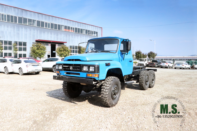 6*6 EQ2082 Off-road Special Vehicle Chassis_Dongfeng 25Y Pointed Truck Chassis_170 HP Six Wheel Drive Truck Chassis Export Special Chassis