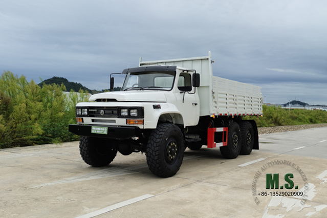 190 hp 6×6 EQ2100 Dongfeng Truck_Six-wheel Drive Single Row Double Glass Pointed Head Off Road Truck _AWD Export Special Purpose Vehicle