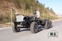 Dongfeng 6*6 Independent Suspension Type Three Chassis_300 hp Euro IV Customized Off-road Chassis_Six-wheel Drive 5T/5T/5T Three-axle Special Chassis