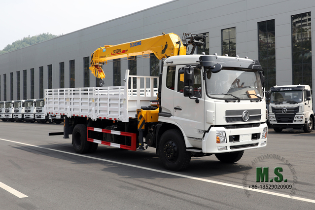 SQ10SK3Q 10T Four-section Boom Truck-mounted Crane _210 hp Straight Arm Crane Truck-mounted Crane Truck_Dongfeng Export Special Purpose Vehicle Modification Manufacturer