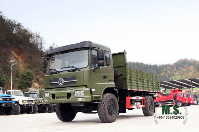 4×4 Heavy Duty Dump Truck_210HP 4WD Dongfeng Off road Tipper Truck _9T Site and Mining Transport Vehicle