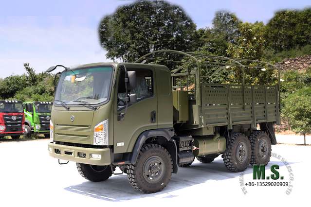 6*6 Dongfeng All-wheel Drive Off-road Truck_EQ2082 Bobcat Flathead Truck _6×6 Road Transport Vehicle for sale