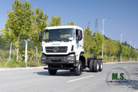 Dongfeng 6×6 Off Road Chassis With Rear Eight Wheels Flat Head One-and-a-half Row Truck Chassis Export Special Vehicle