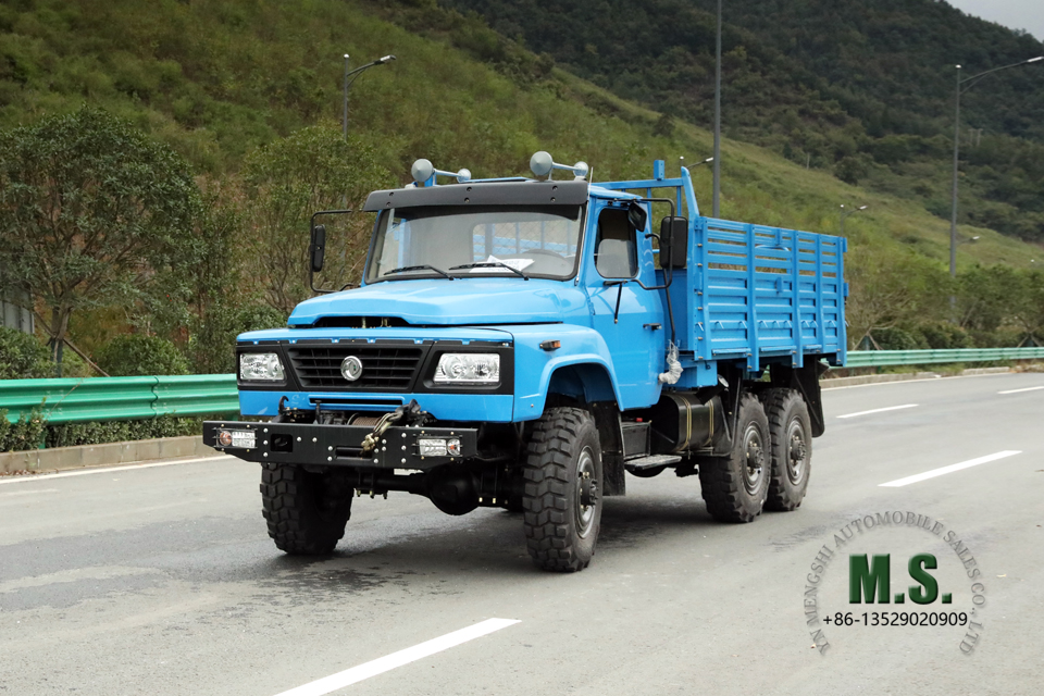 Unleash the power of our Blue 6x6 EQ2082 Cargo Truck!