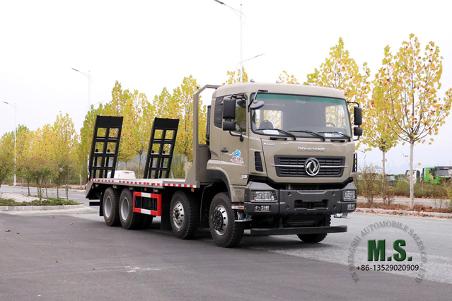 Dongfeng 30T Flatbed Truck_Dongfeng 8X4 Flatbed Freight Vehicle_10m Truck Export Special Vehicle