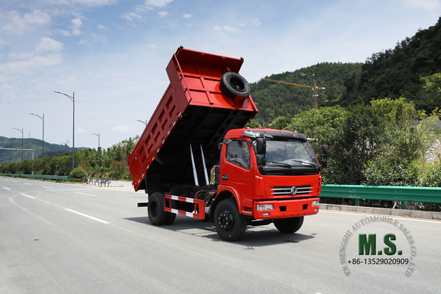 Dongfeng Single-row 4*2 Light Dump Truck_5T Dongfeng Small Truck Mining Trucks_Export Special Tipper Truck