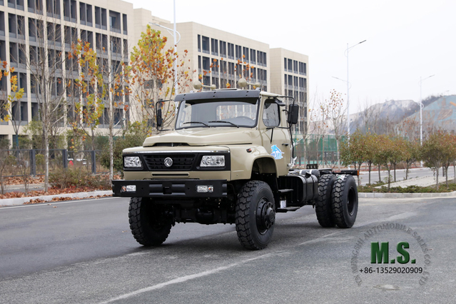 240hp 4*4 Dongfeng Off-road Special Vehicle Chassis_Four-wheel Drive Long Head Cab Truck Chassis_Customised Export Special Vehicle Chassis