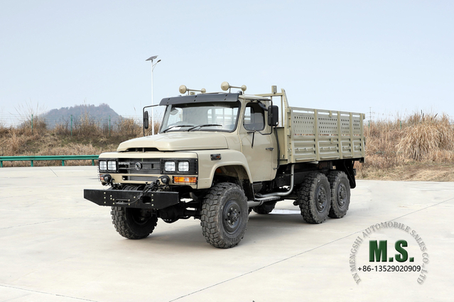 Dongfeng 6*6 2.5T Long Head Off-road Truck_6WD EQ240 Tip Carrier_Classic Six Drive Pointed Head Off-road Truck Export Special Vehicle