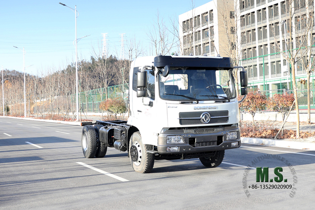 Dongfeng 4*2 Chassis_190hp Flathead One and a half Garbage Truck Chassis for sale_Dongfeng Export Special Vehicle