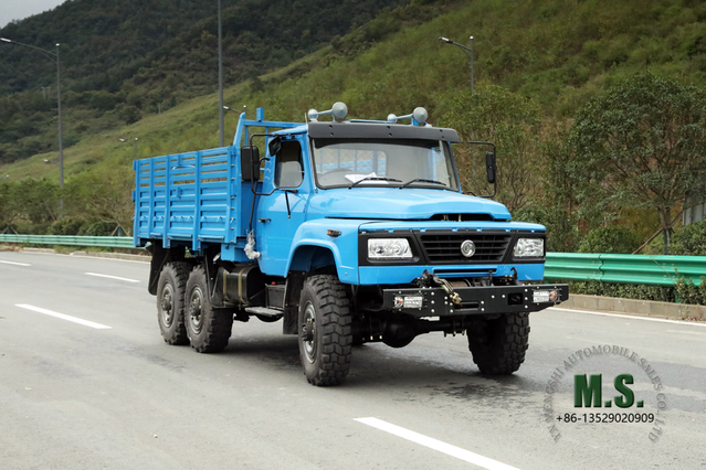 170hp EQ2082 Dongfeng Off-road Truck_6*6 Double Glass Single Row Pointed Diesel Vehicle _Six Wheel Drive Export Special Purpose Vehicle