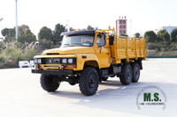 170hp Dongfeng Six Wheel Drive Off-road Truck_6*6 EQ2082 Single Row Pointed Head Diesel Vehicle _Export Special Purpose Vehicle