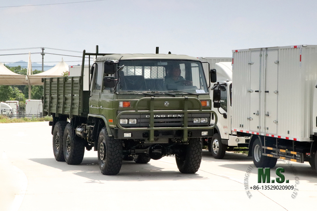 EQ2102 Dongfeng Six wheel Drive Off-road Truck_3.5T 153 Flathead Row a Half Cab Diesel Vehicle_6*6 Transport Truck Export Special Purpose Vehicle