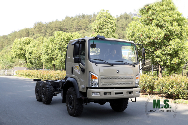 6*6 Dongfeng Off-road Truck Chassis _2082 190 HP Flathead Off-road Truck Chassis Export Special Chassis