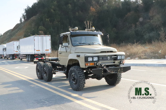 Dongfeng Six Wheel Drive Off-road Truck Chassis_EQ2082 6×6 Off-road Vehicle Chassis_EQ240 Cargo Truck for sale