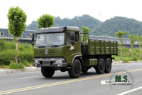 6*6 Dongfeng Flathead Off-road Truck_ Six-wheel Drive One-and-a-half Row Transport Truck_Dongfeng 6WD Export Special Vehicle