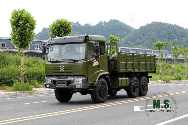 6*6 Dongfeng Flathead Off-road Truck_ Six-wheel Drive One-and-a-half Row Transport Truck_Dongfeng 6WD Export Special Vehicle