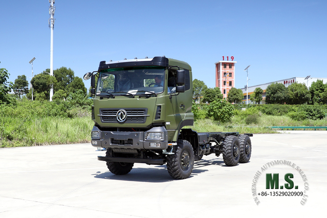 Dongfeng 6x6 Off-road Heavy-duty Chassis_ 340HP Six-wheel Drive Long-distance Cargo Truck Chassis Conversion Manufactuer Export Special Purpose Vehicle Chassis