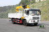 210 hp 10T Four-section Boom Truck-mounted Crane _SQ10SK3Q Straight Arm Crane Truck-mounted Crane Truck Modification Manufacturer Dongfeng Export Special Purpose Vehicle