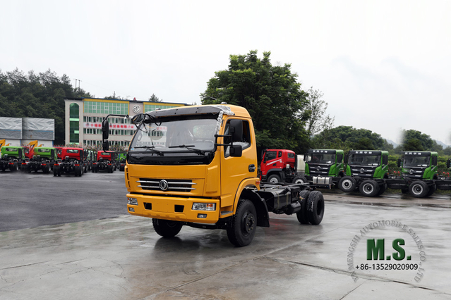 Dongfeng 4x2 Light Truck Chassis_160 HP Small Truck Off-road Chassis_ Micro Truck Customised Export Special Chassis Manufacturer