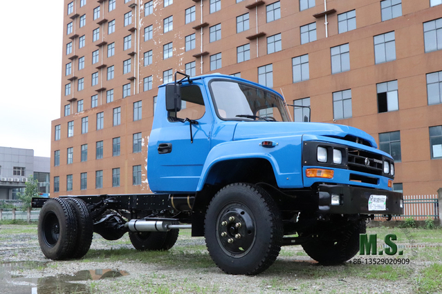 Dongfeng 4*2 Off Road Truck Chassis 116HP Pointed Head Single Row Truck Chassis Export Special Vehicle Chassis