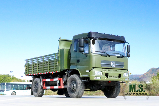 4WD Dongfeng Dump Truck_210HP 9T Flathead One-and-a-half Tipper Truck_Mining Trucks Export Special Dump Vehicle