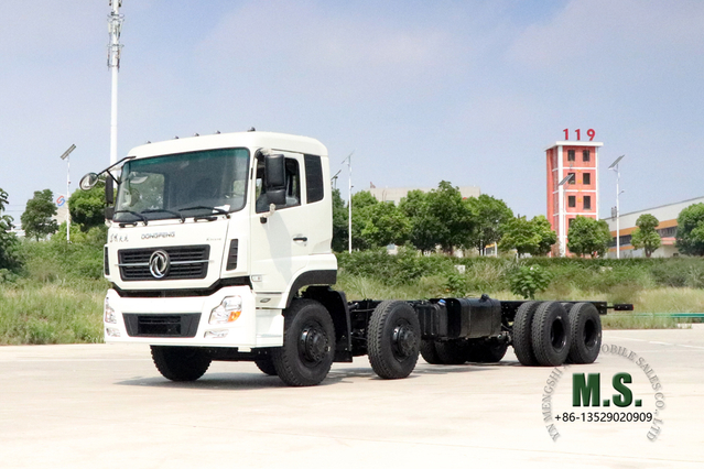 Dongfeng 8*4 Special Truck Chassis_4-axle Dongfeng Commercial Chassis_30T Heavy Duty Custom-Modified Chassis Export Special Vehicle