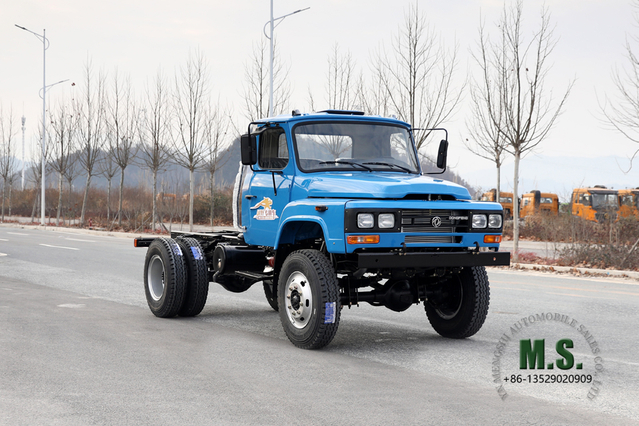 4*4 Dongfeng Off-road Dump Truck Chassis_170hp Four-wheel Drive Export Special Dump Truck Chassis_Dongfeng Dump Truck Chassis Modification Manufacturer