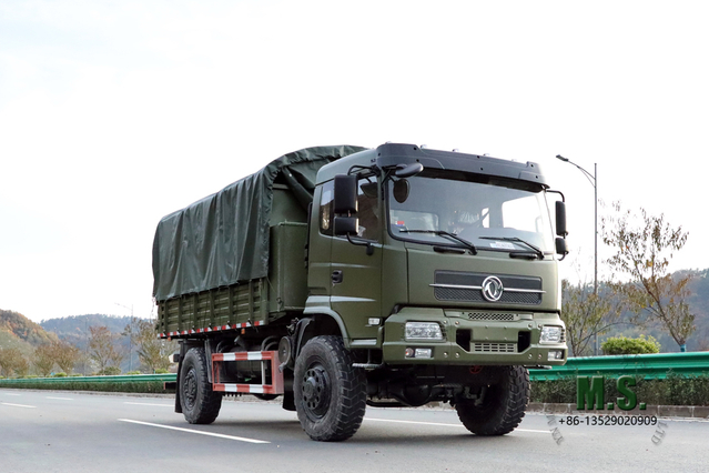 4×4 Cab Dump Truck_Dongfeng Four Drive Flathead Half a Row Tipper Truck_Site Mining Transporter Vehicle Manifacturer