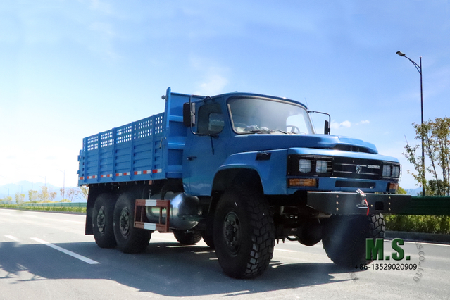 6WD EQ2100 Dongfeng Dump Truck_6*6 5T Diesel Long Head Tipper Truck Road Transporter_Dongfeng Export Special Truck Manufacturer