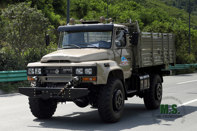 AWD 4*4 Long Head Off-road Special Vehicle 4WD Dongfeng 240 Pointed Cab Truck Customised Export Special Vehicle