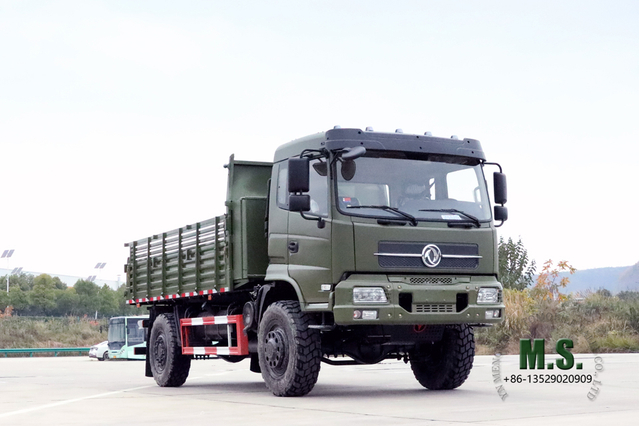 210HP 4WD Dump Truck_9T Dongfeng Flathead One-and-a-half Tipper Truck_Site Mining Trucks Export Dump Vehicle