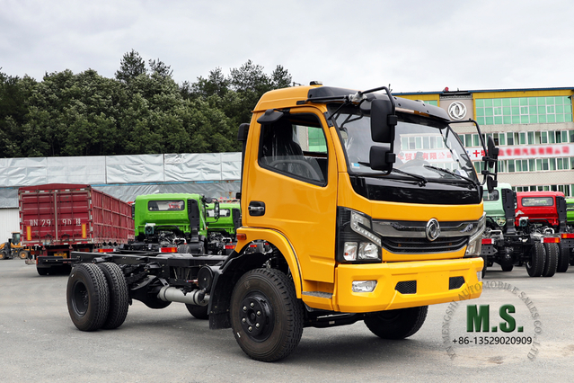 4*2 Dongfeng Light Truck Chassis_10T 140 HP Small Diesel Truck for export_Custom left/right Hand Drive Conversion Micro Truck
