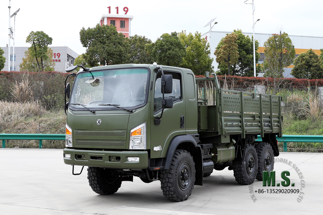 6×6 Off-road Truck Manufacturers_Dongfeng Six-wheel Drive Flathead "Bobcat" 6WD Small Truck Configuration_"Bobcat" Special Truck Sales and Exports